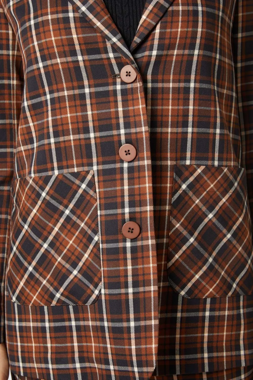 Amber Check Blazer