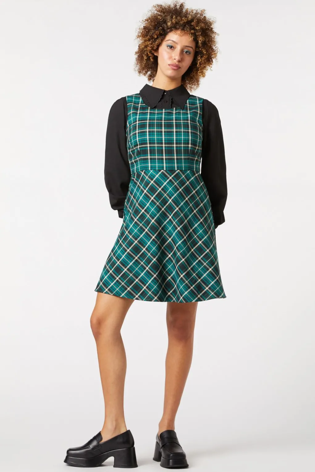 Amber Check Pinny