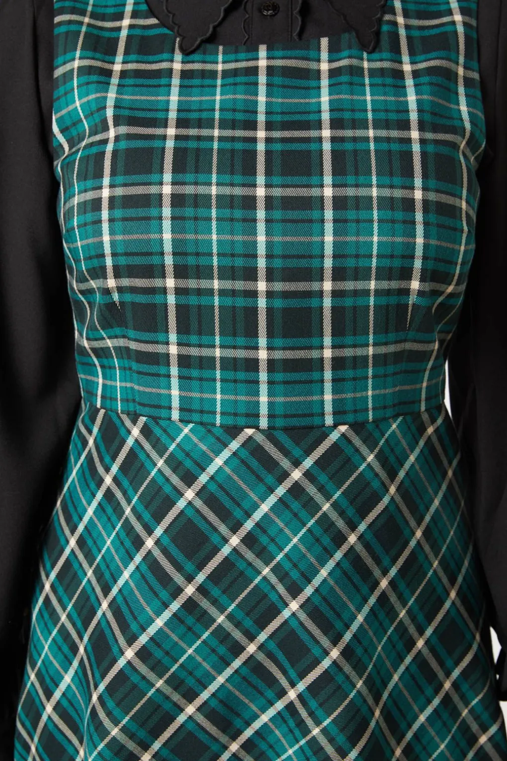 Amber Check Pinny
