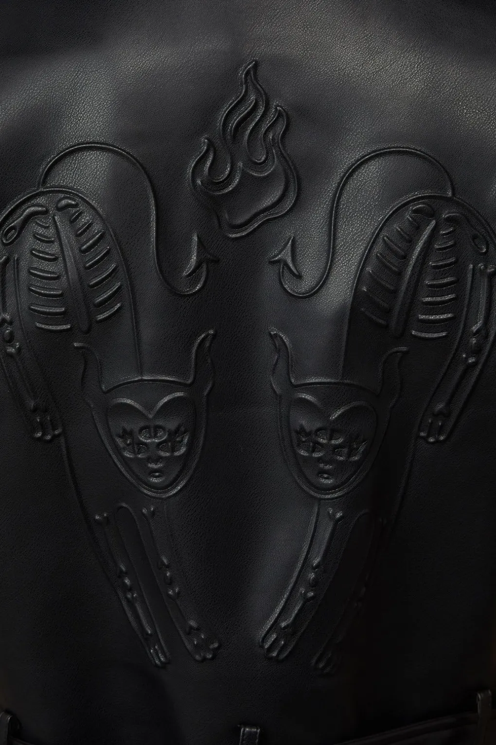 Back At It Pu Biker Vest