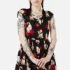 Berry Kitty Summer Dress