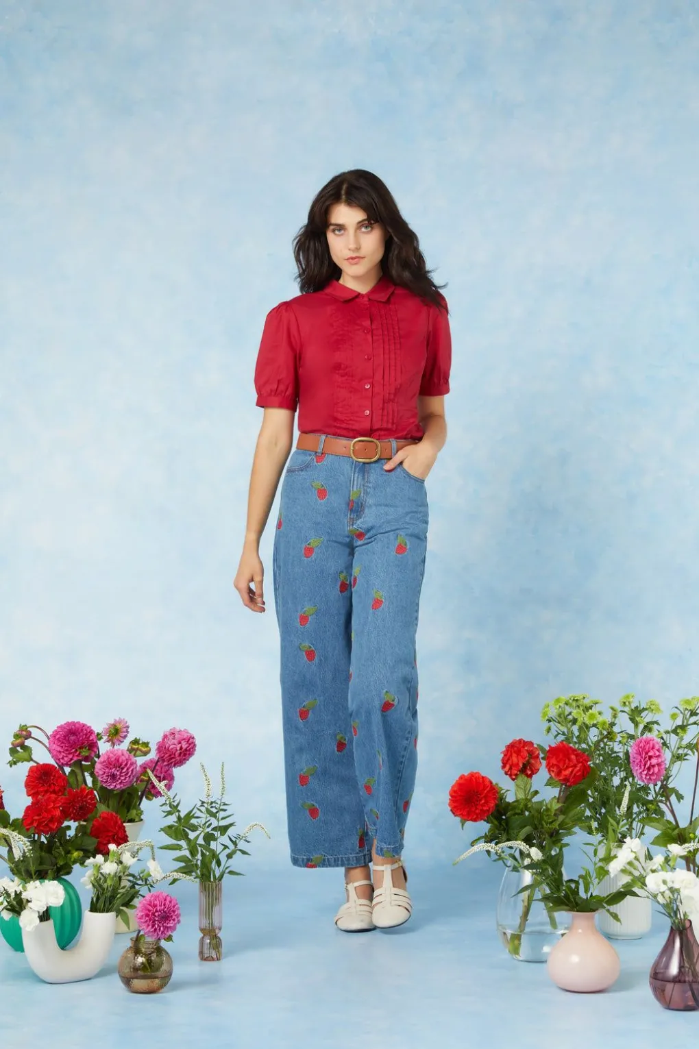 Berry Sweet Emb Jean