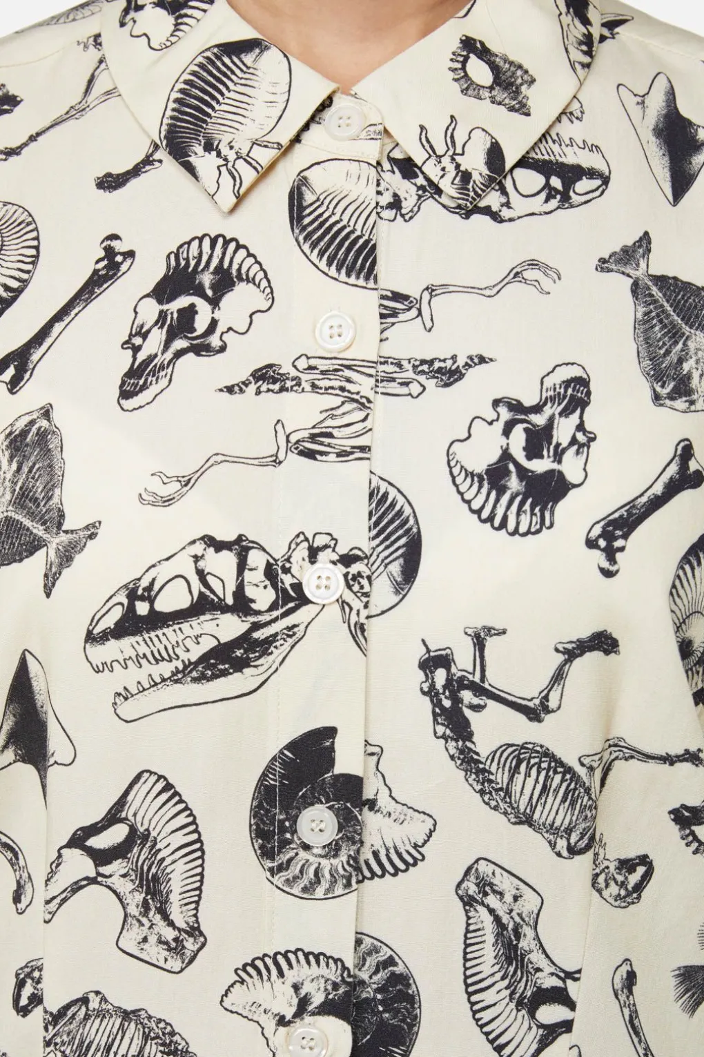 Body Fossils Printed Blouse