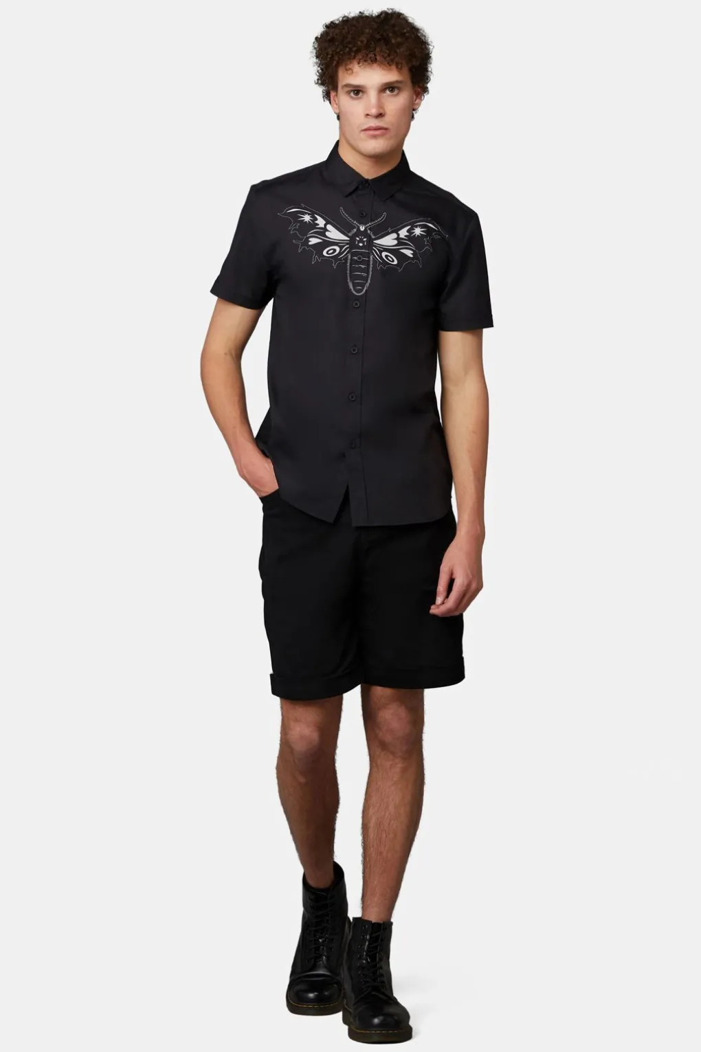 Butterfly Front Placement Shirt