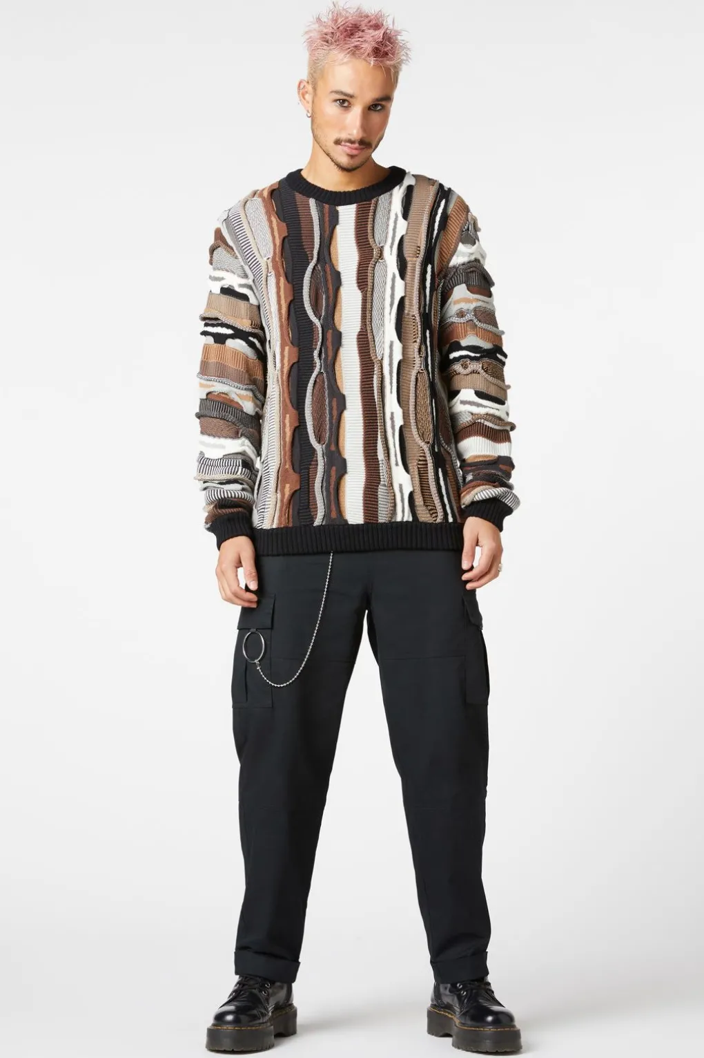 Corpse Textured Knit Jumper