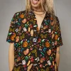 Crafty Witch Print Ss Shirt