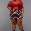 Curve Check It Goth Short