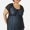 Curve Confess Mesh Mini Dress