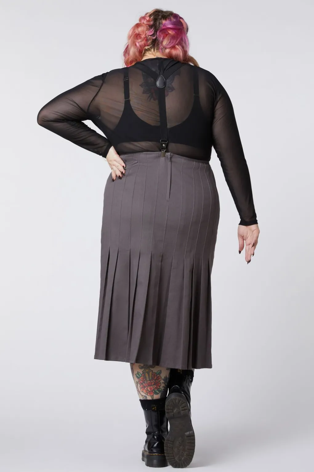 Curve Time U0026 Date Pleated Skirt