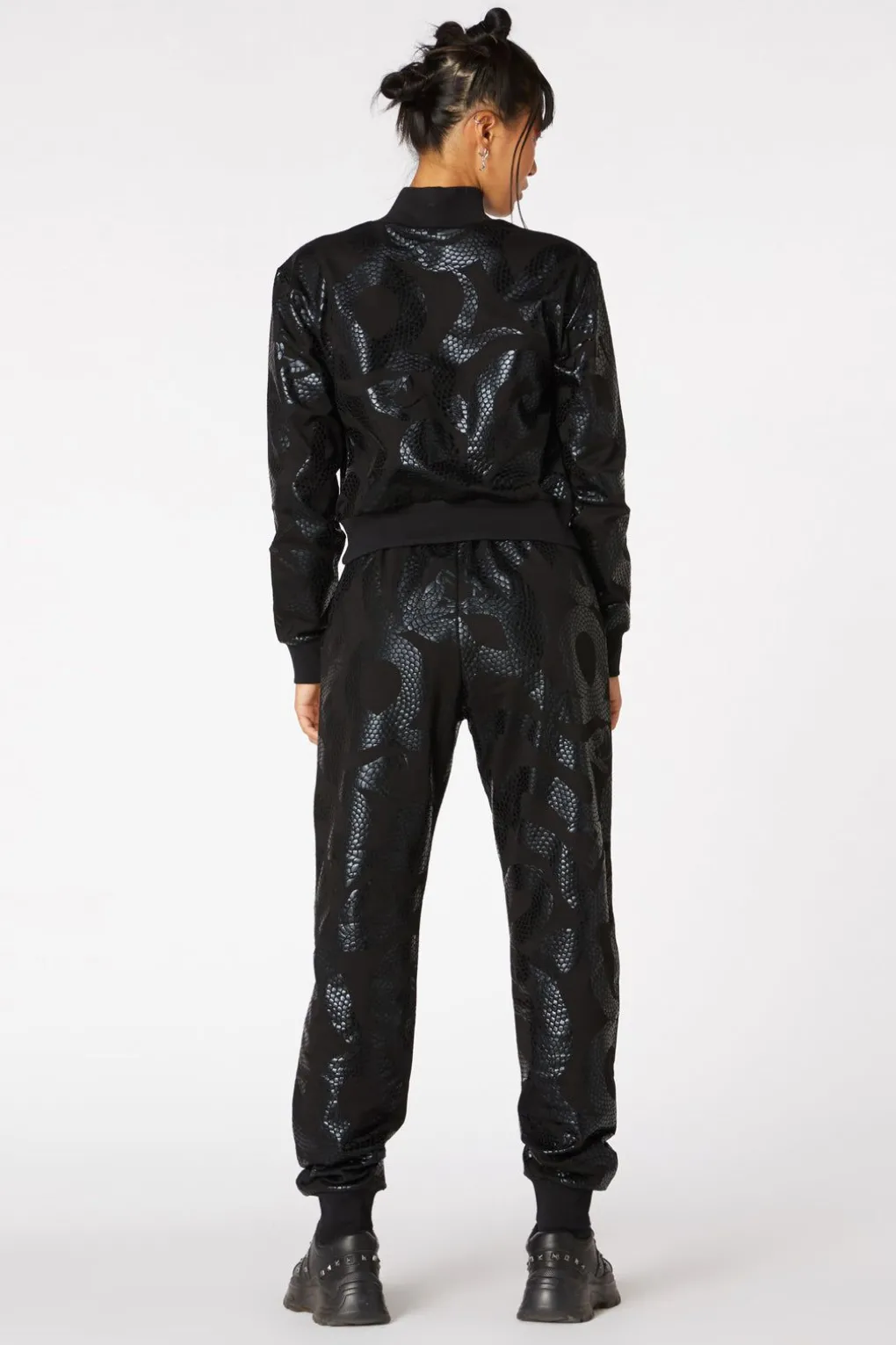 Dark Snake Print Sweater