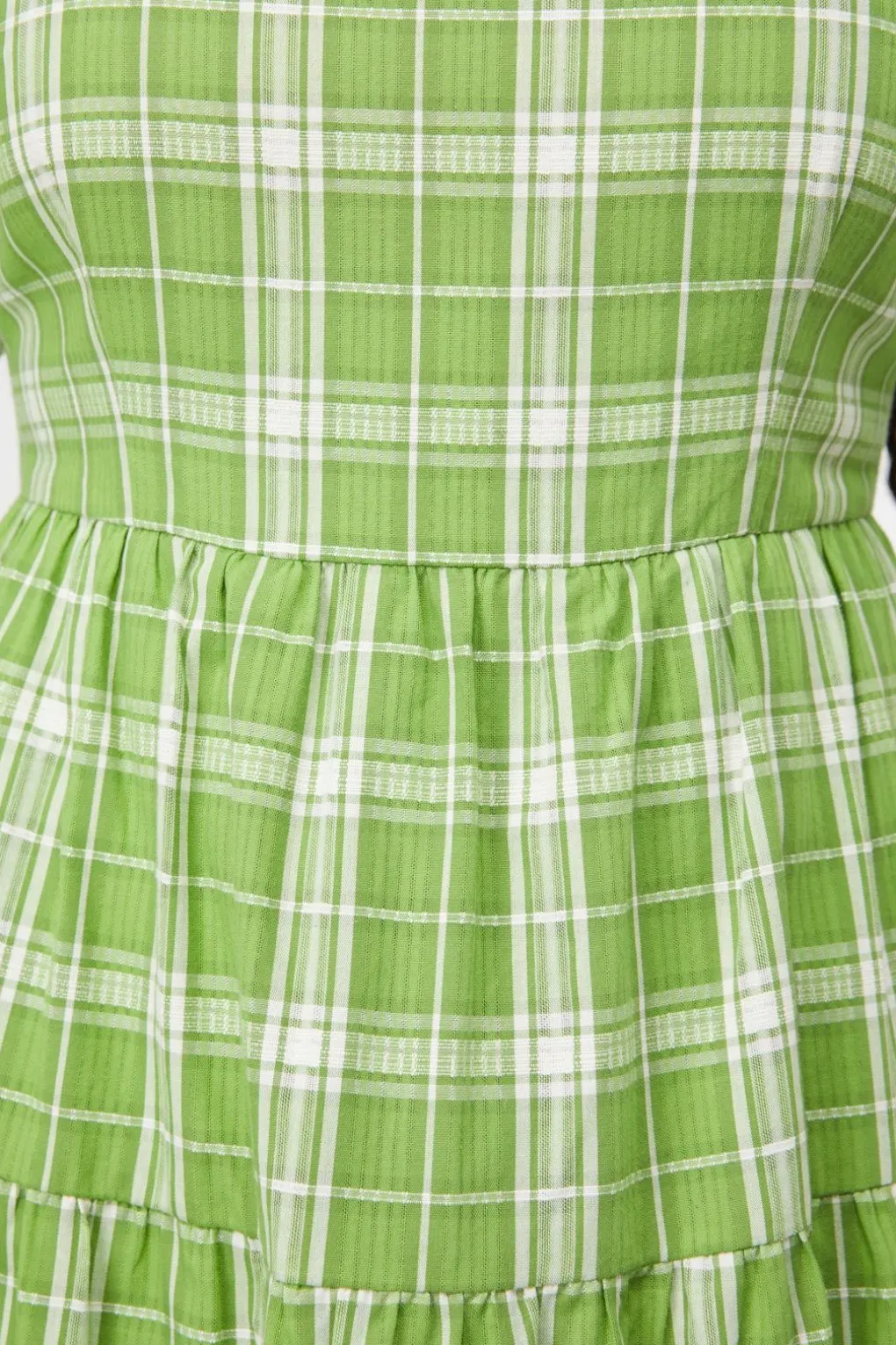 Dazed Tartan Ruffle Dress