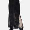 Decaying Days Flocked Mesh Skirt