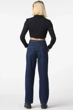 Denim Cherub Print Jean