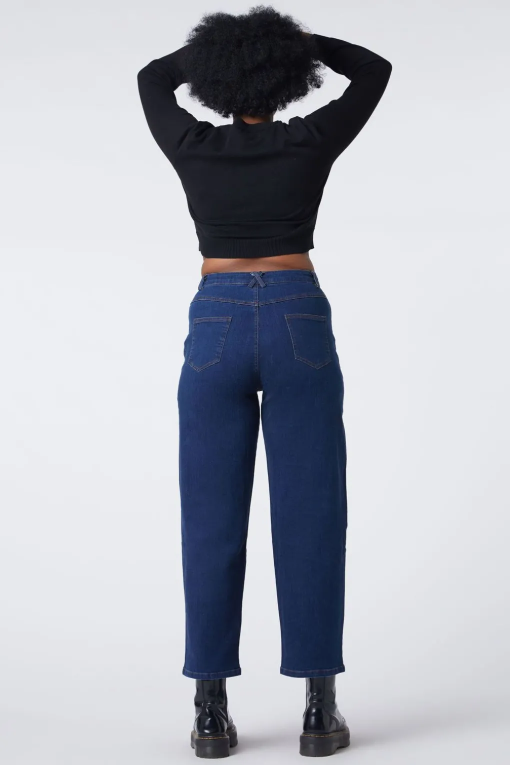 Denim Cherub Print Jean