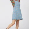 Denim Peach Bib Pinafore