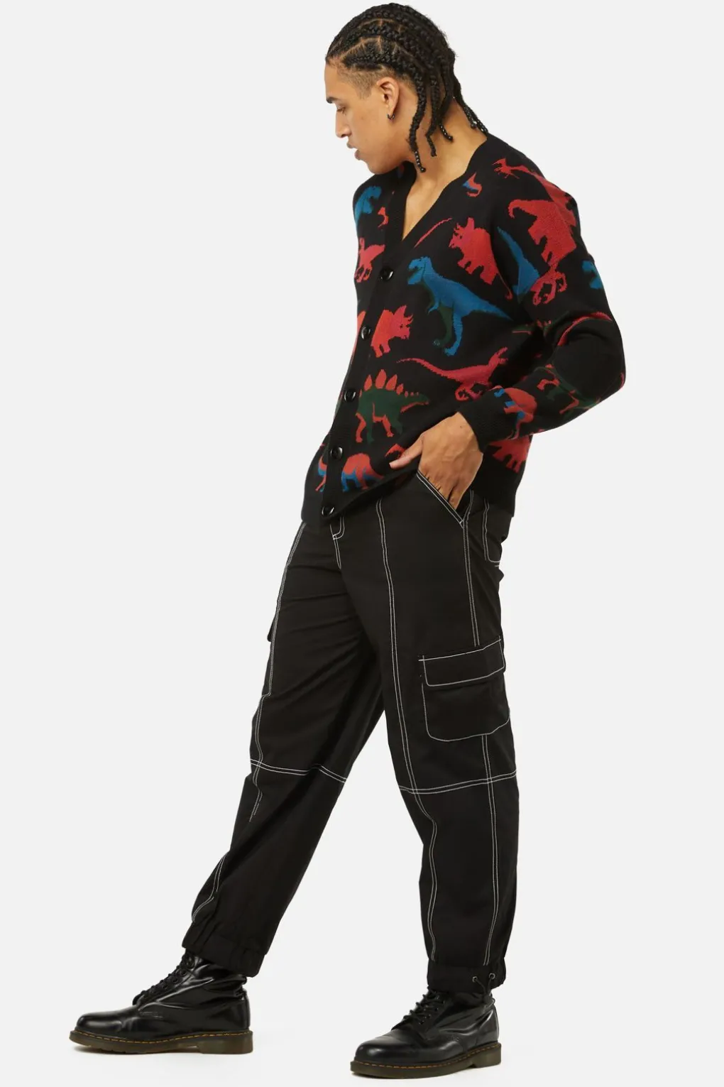 Dino Utility Knit Cardi