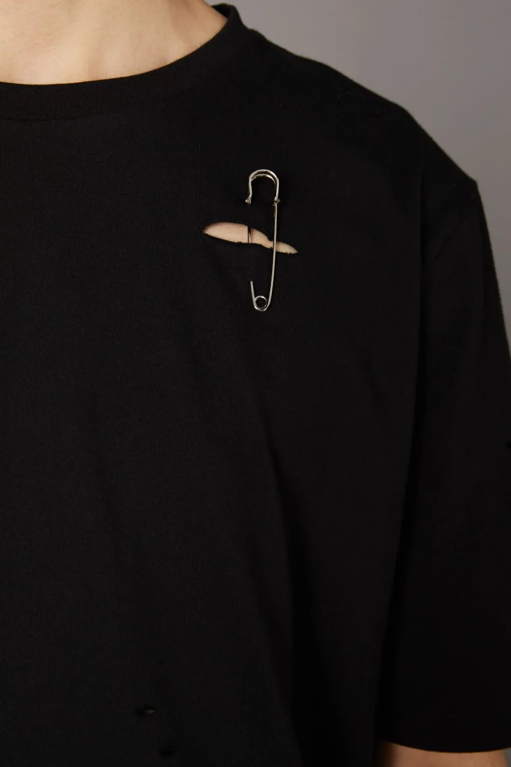 Distressed Patch Tee