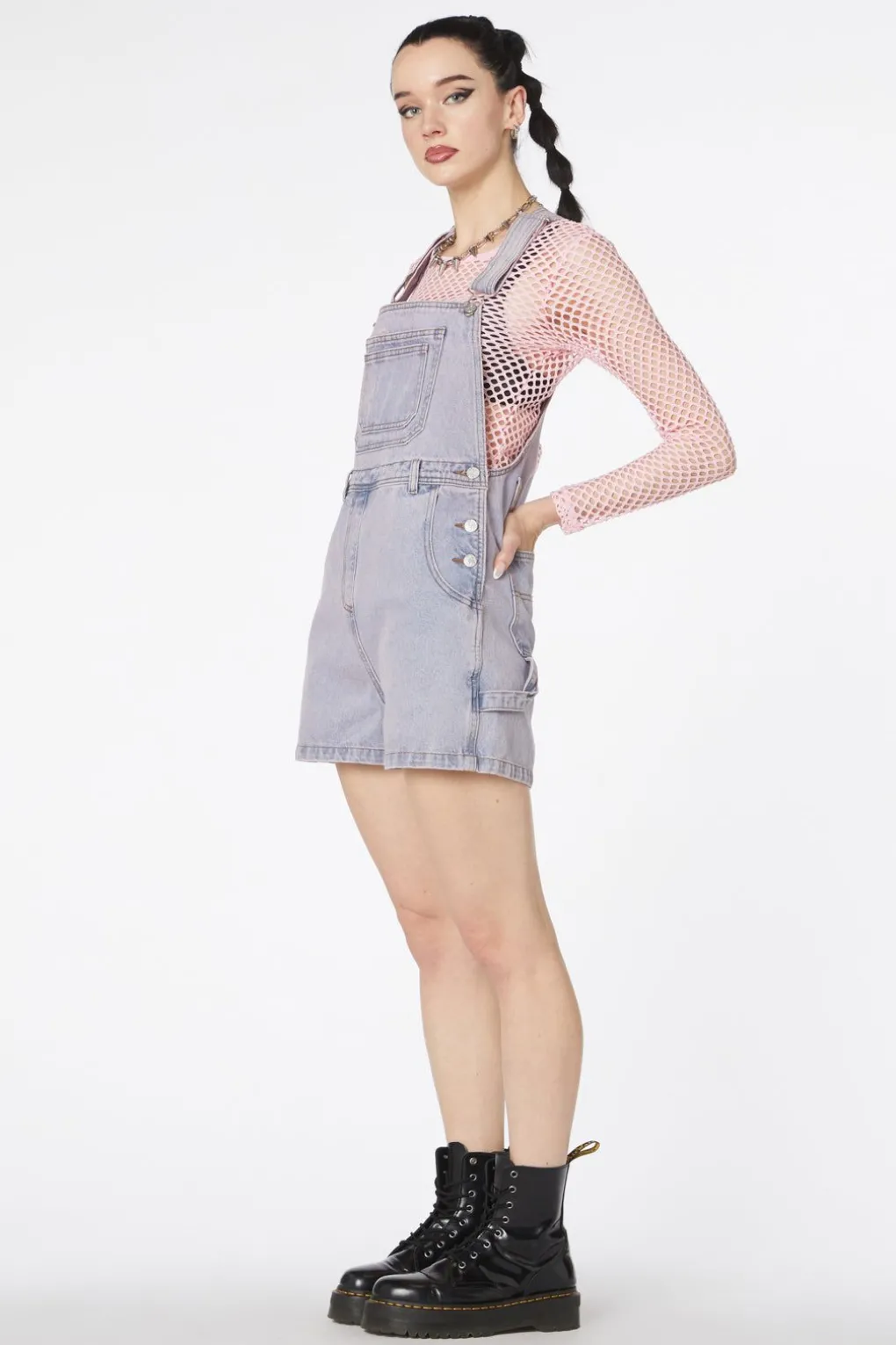 Dixie Denim Short Overall