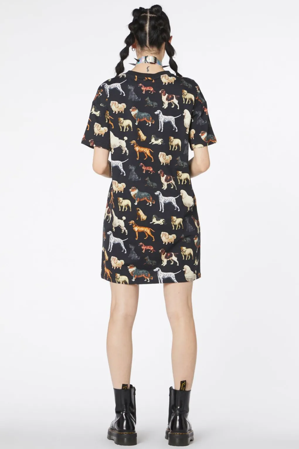 Doggo Boxy T Shirt Dress