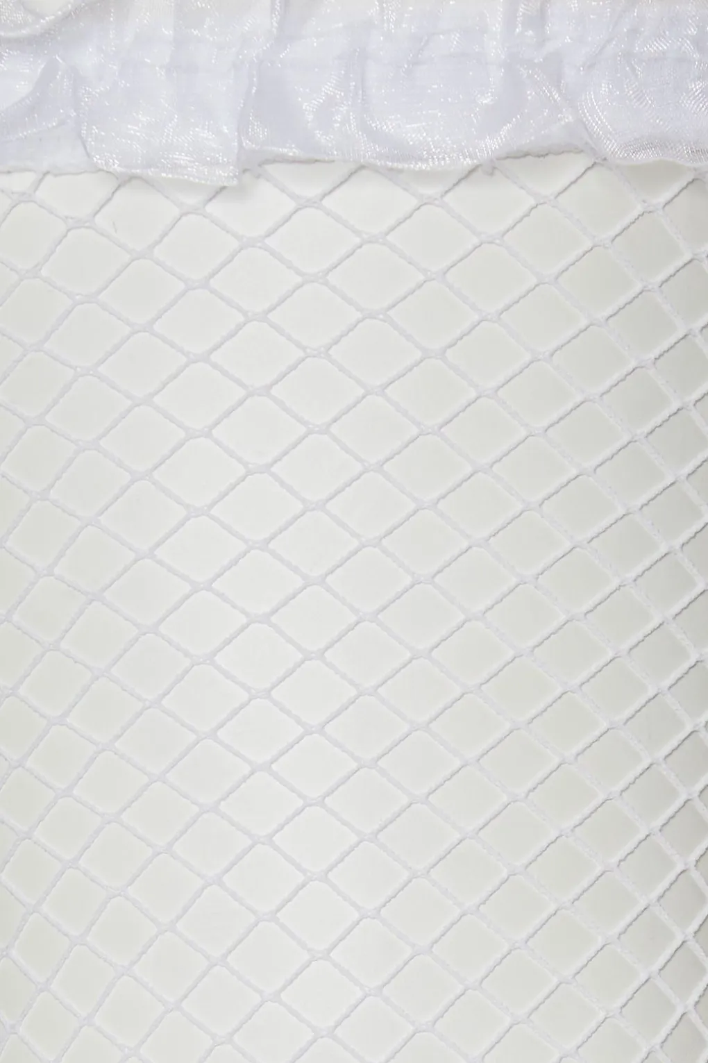 Fishnet Frill Over Knee Sock
