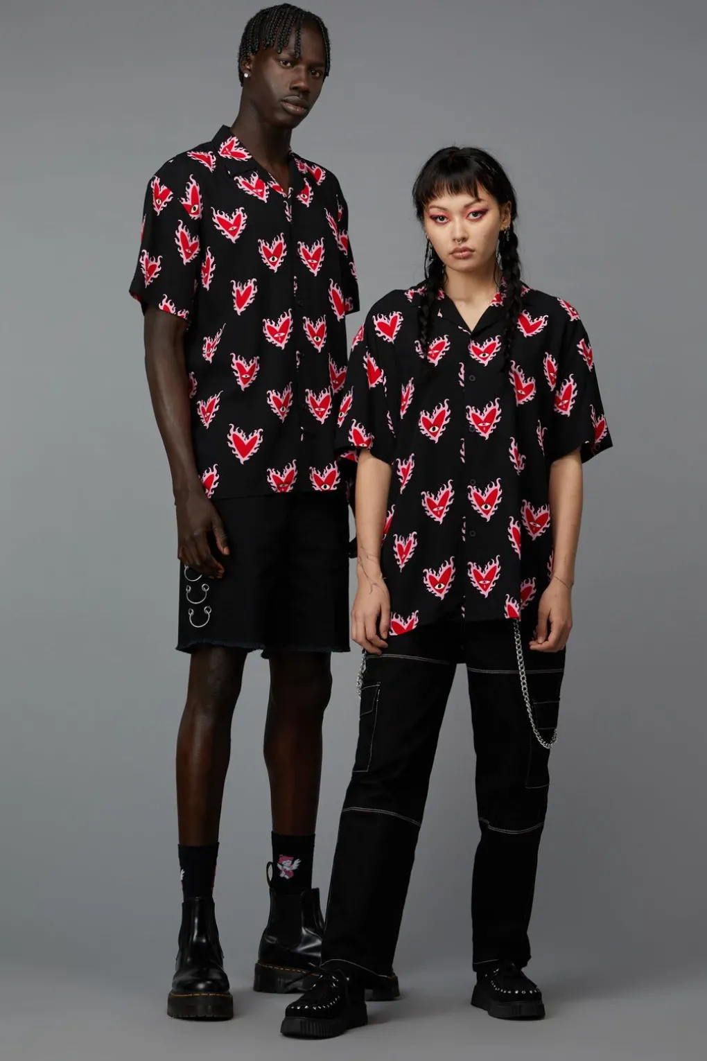 Flamin Heart Ss Shirt