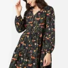 Fox Sleeved Dress