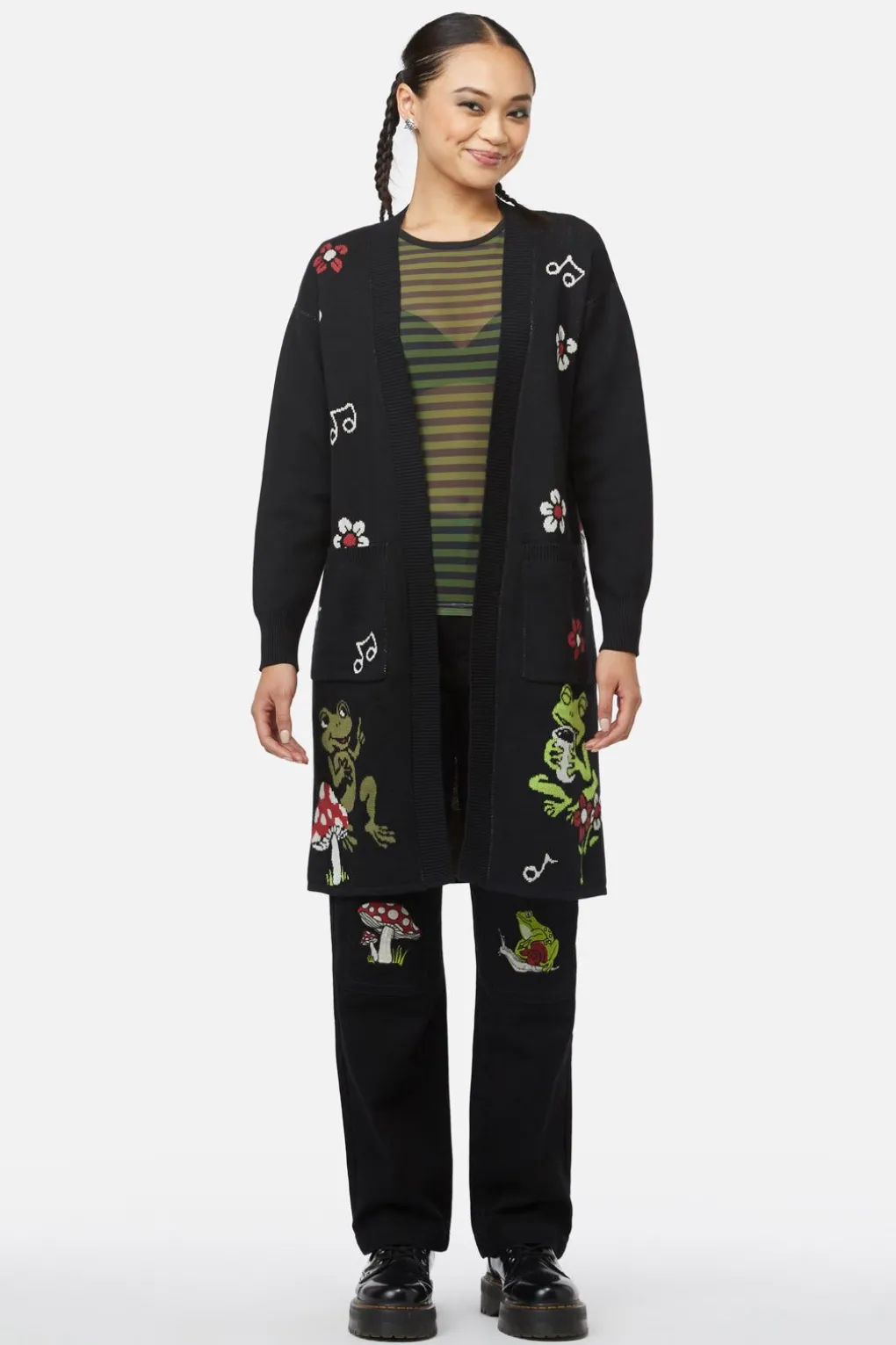 Froggy Picnic Cardigan