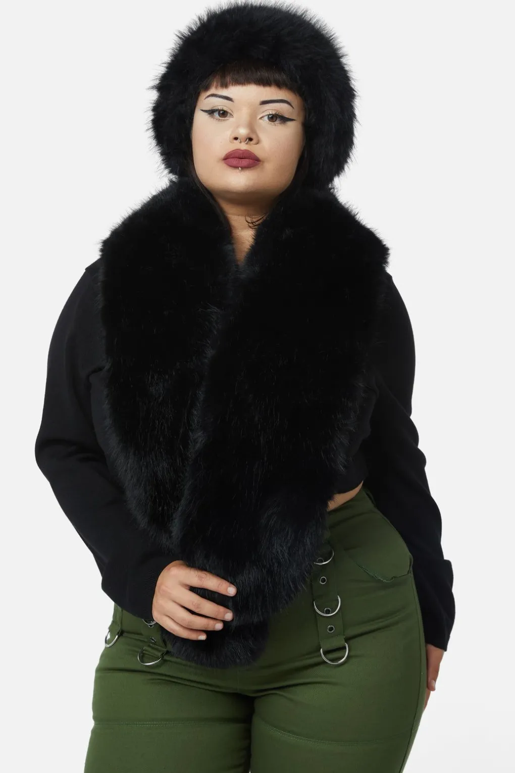 Fuzzy Faux Fur Hat