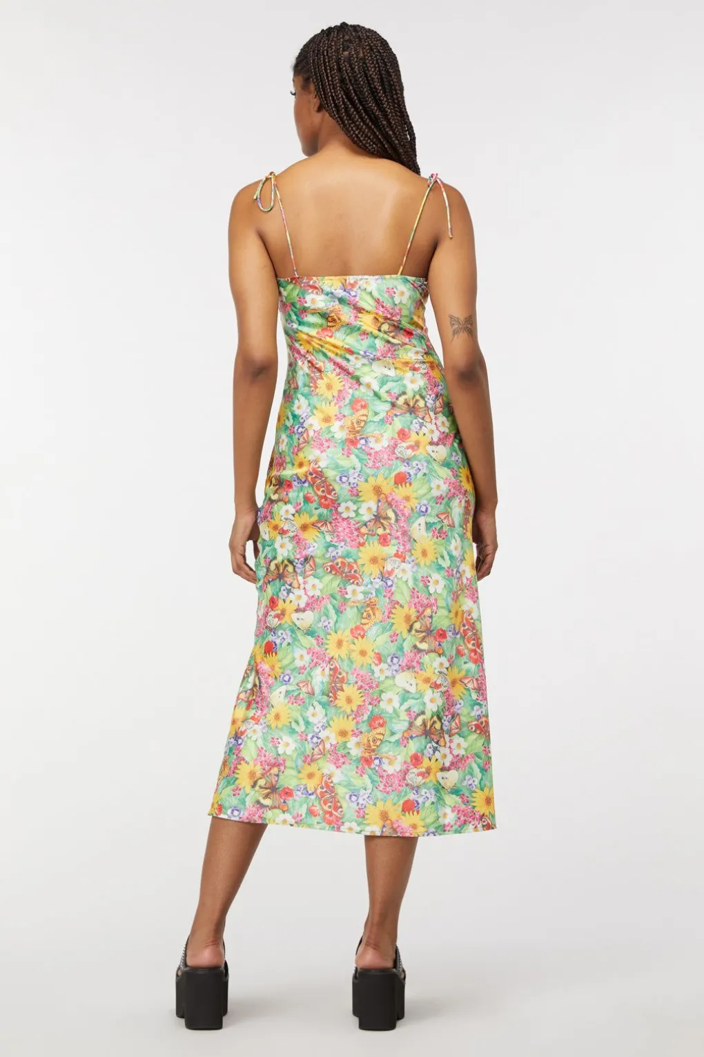 Glade Satin Slip Dress
