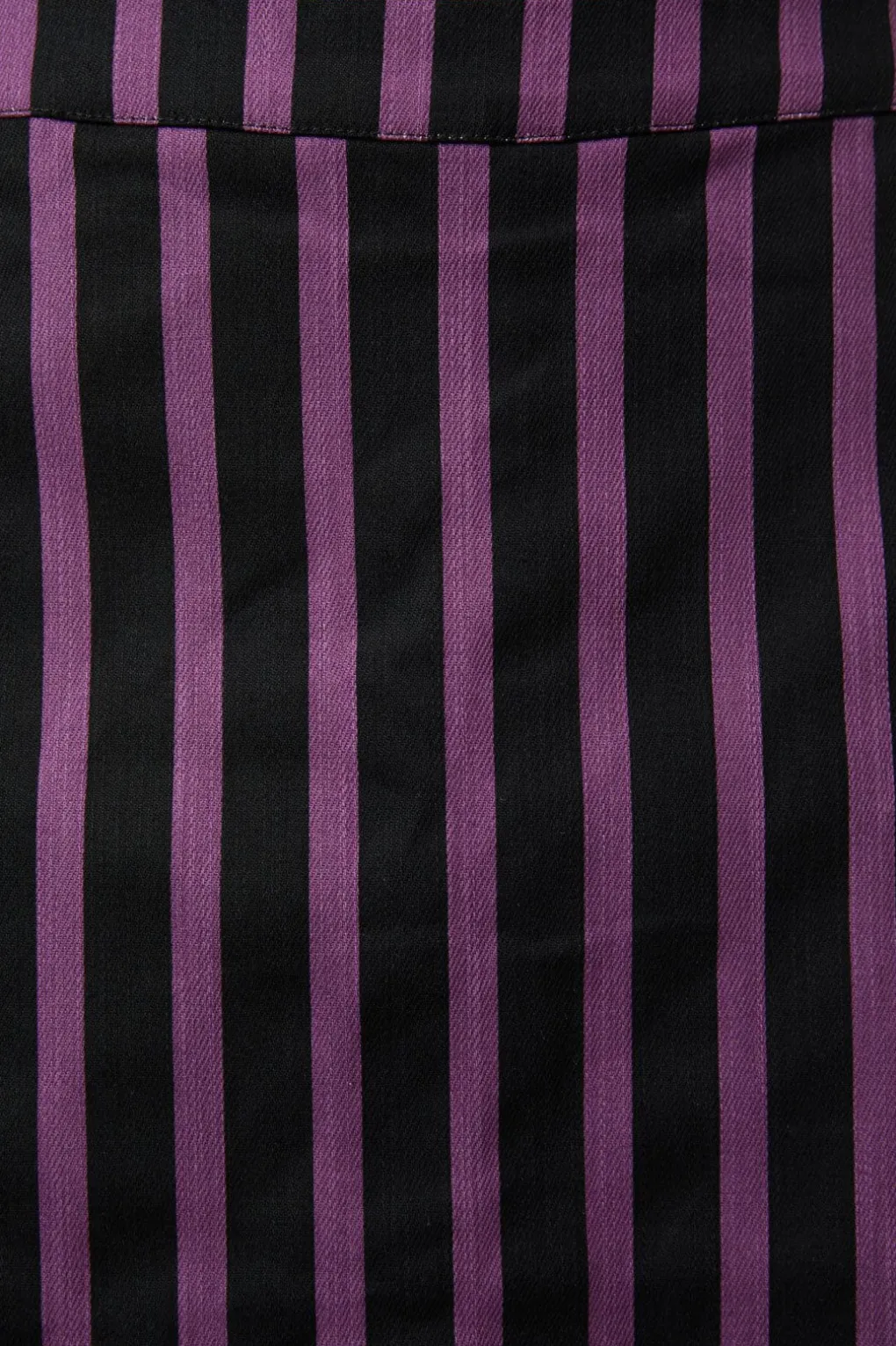 Goth Stripe Drill Skort