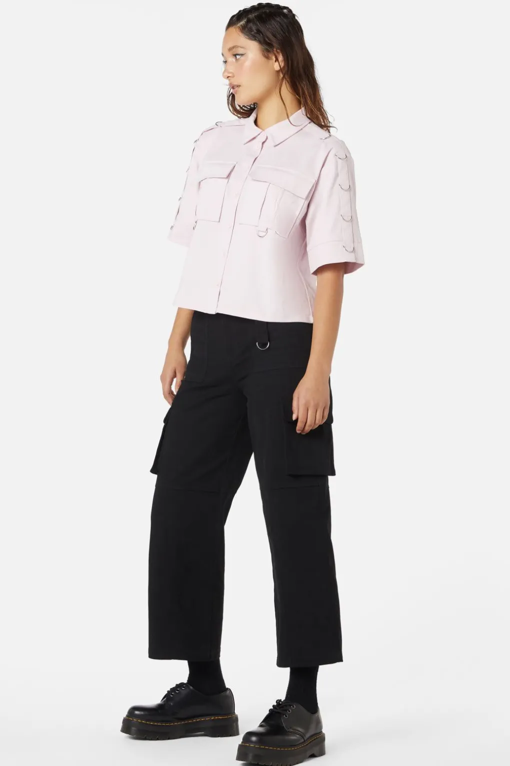 Jagger O-Ring Crop Blouse