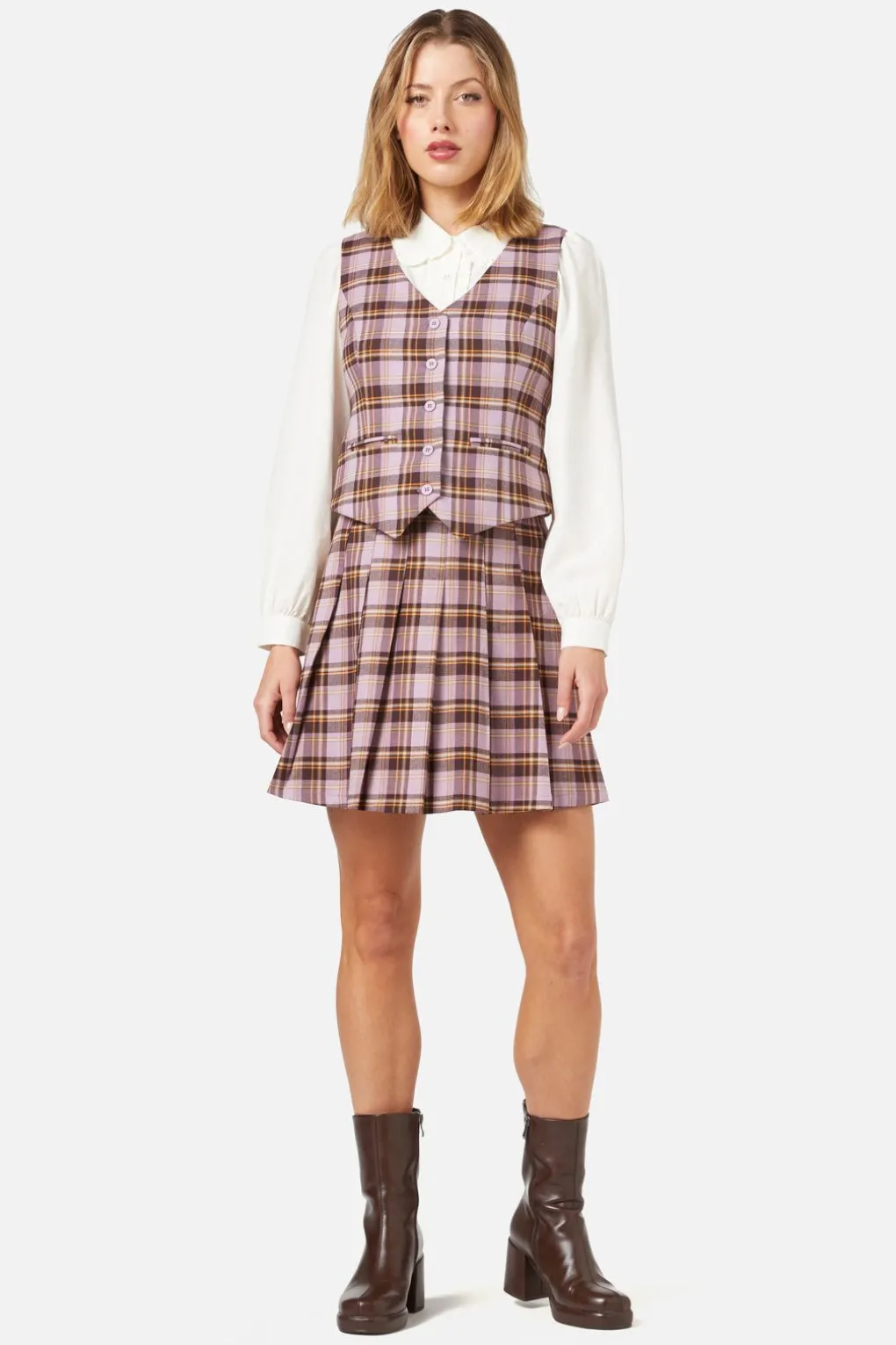 Jeannie Check Vest