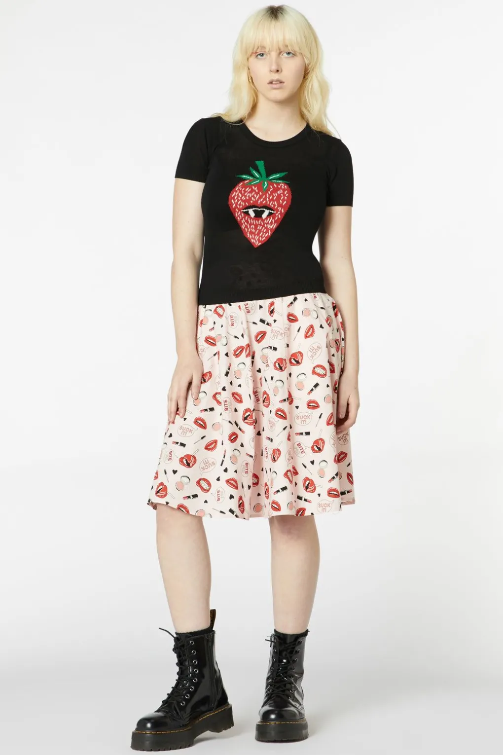 Kiss And Makeup Skirt
