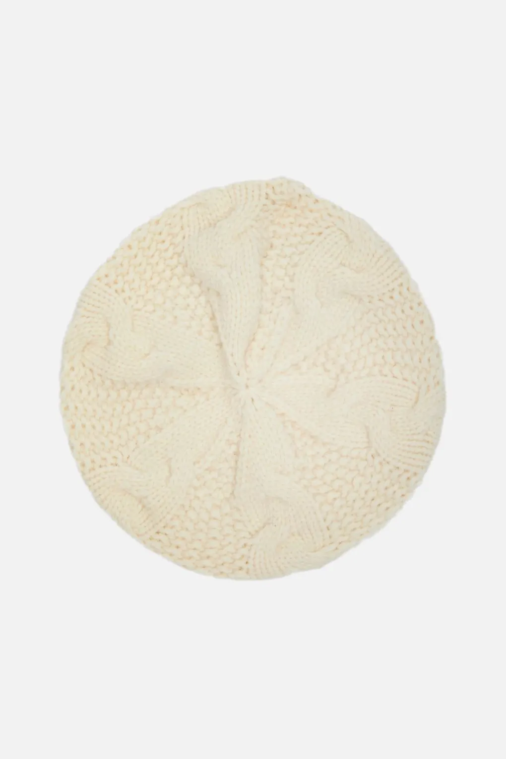 Knitted Cable Beret