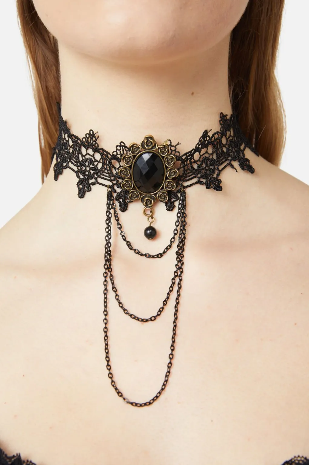 Lace Chain Choker