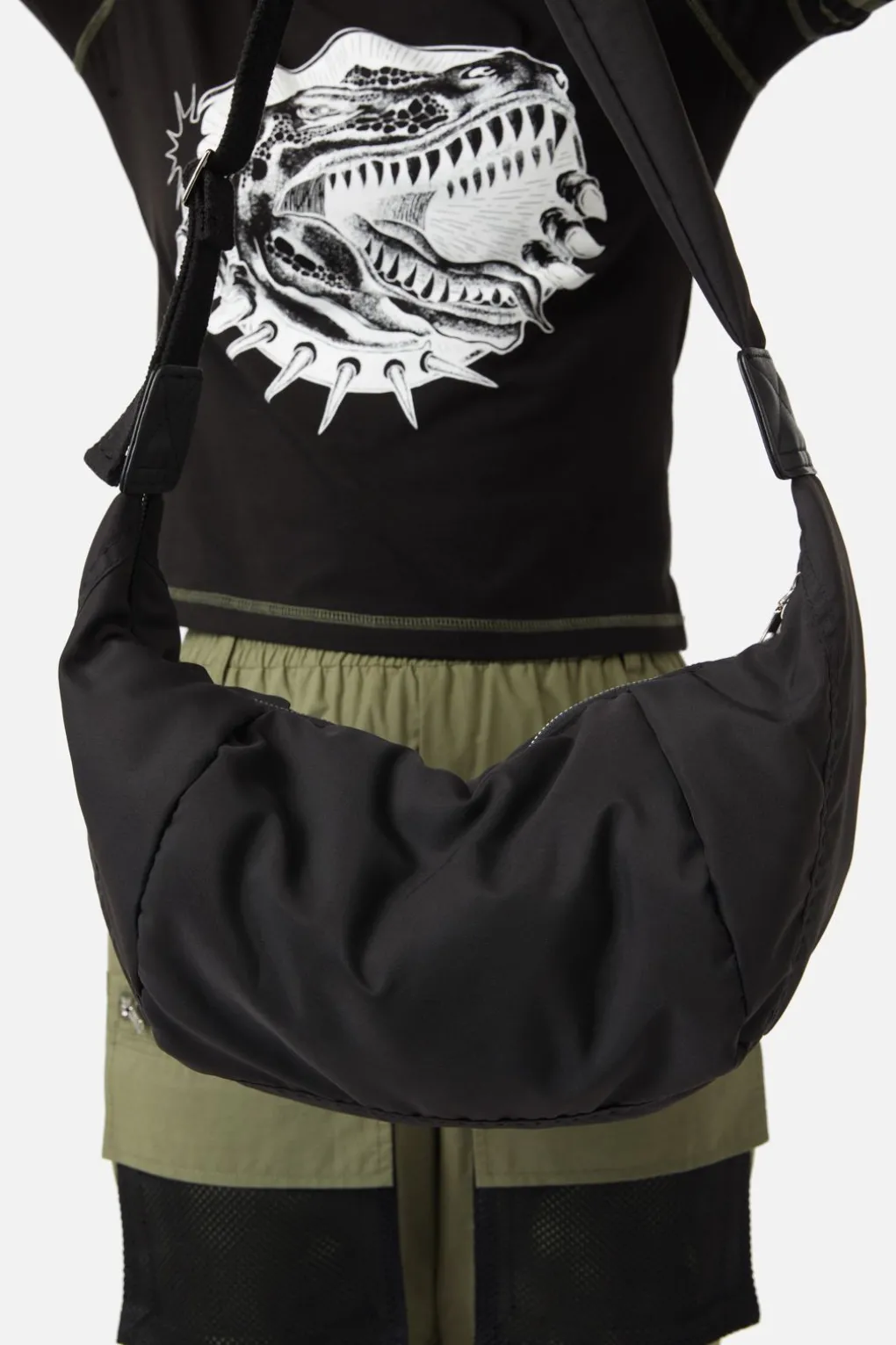 Larger Nylon Sling Bag