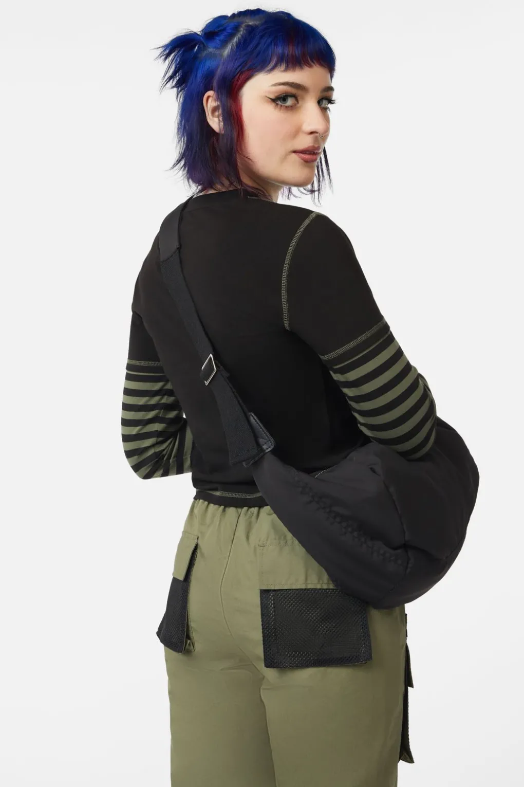 Larger Nylon Sling Bag