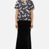 Larvae Print Blouse