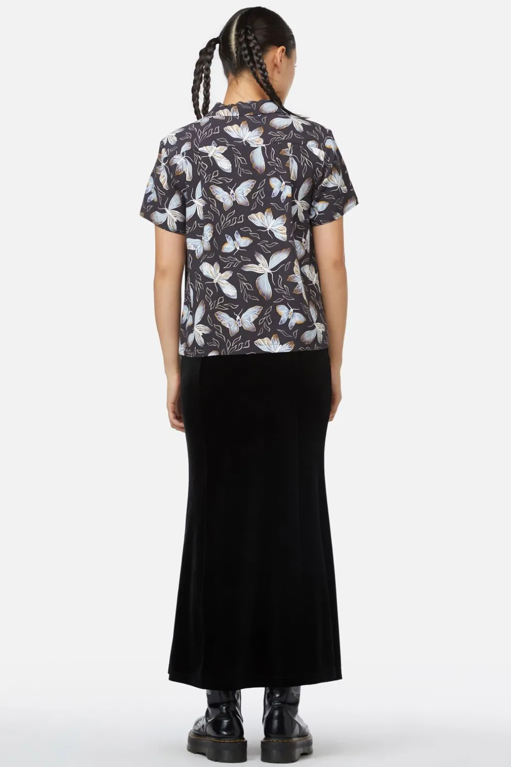 Larvae Print Blouse