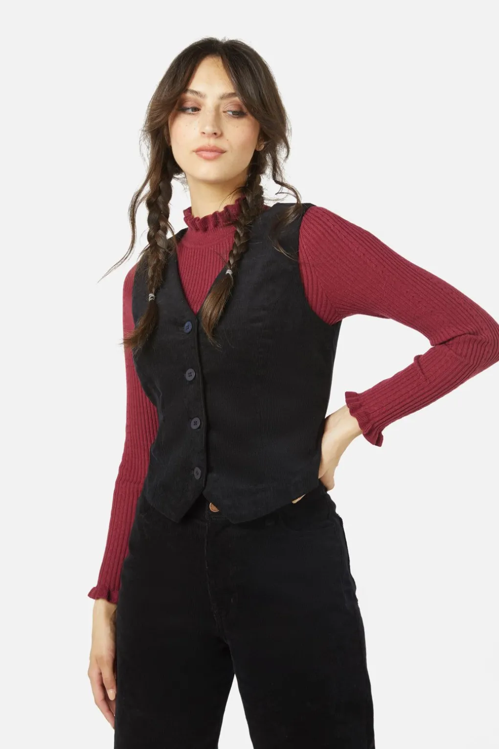 Layla Cord Vest