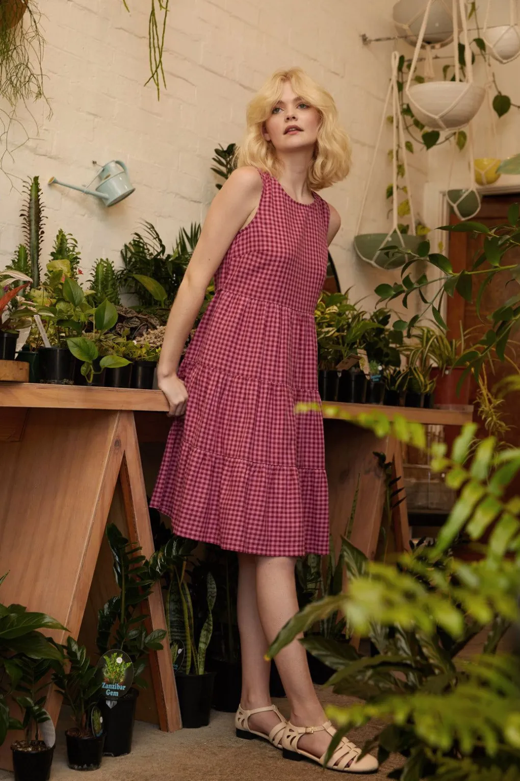 Lola Check Mini Dress