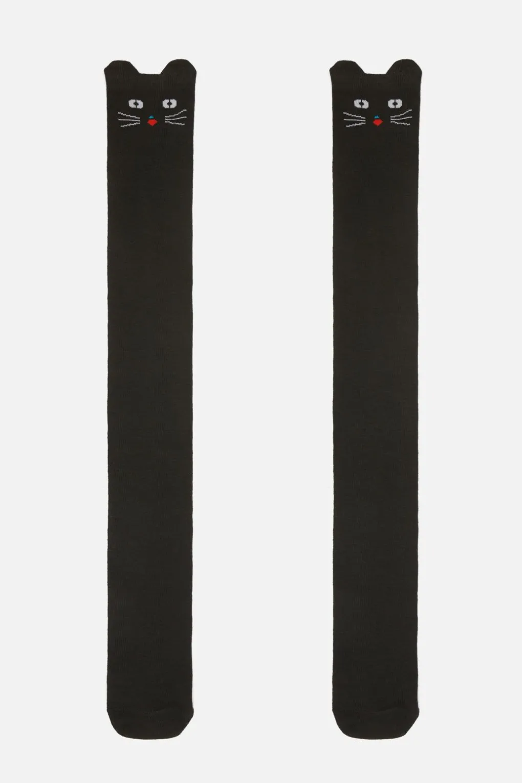 Long Cat Face Socks