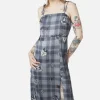 Love Her Printed Satin Split Dress