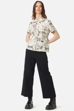 Lover'S Departure Printed Blouse
