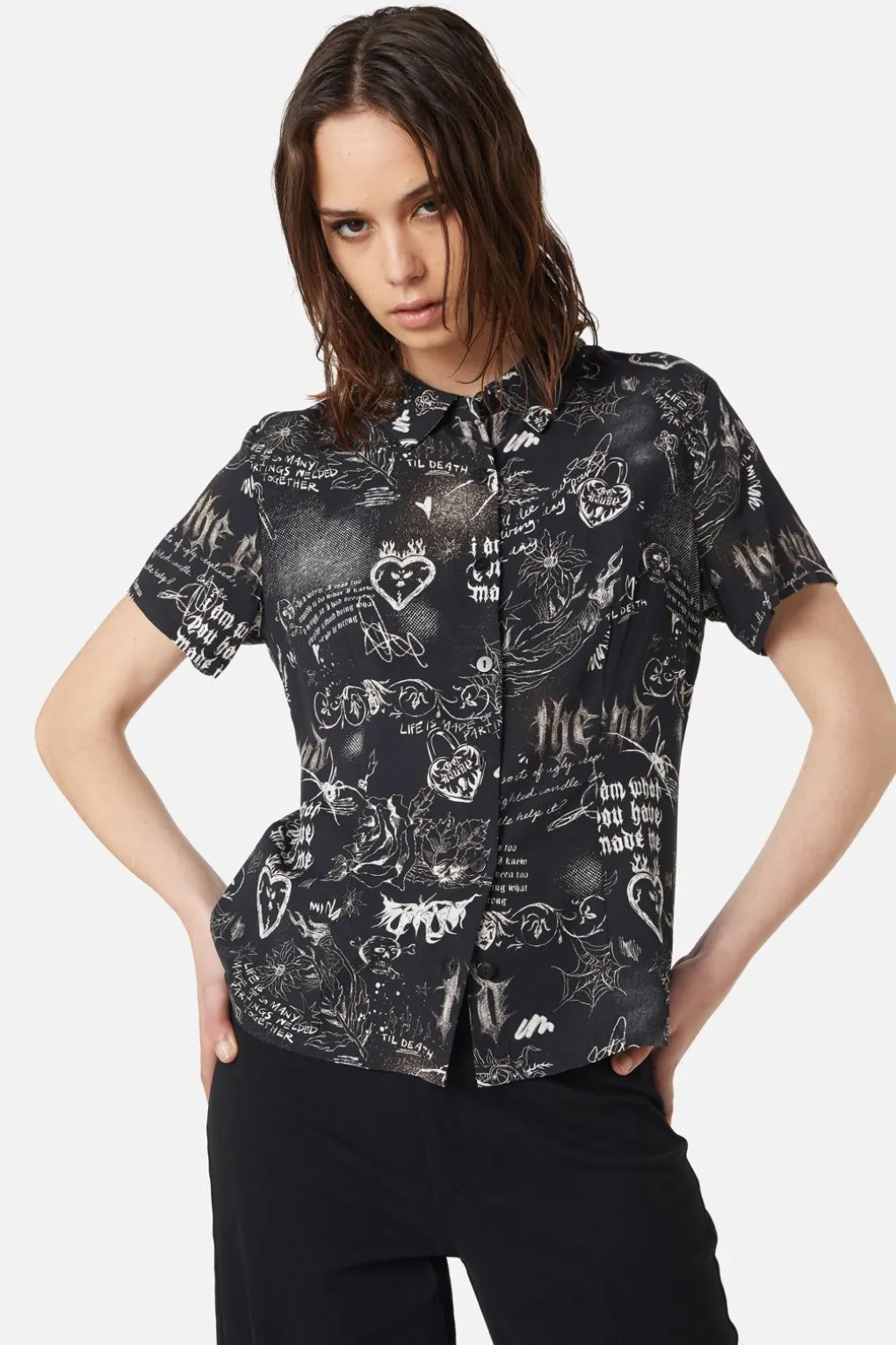 Lover'S Departure Printed Blouse