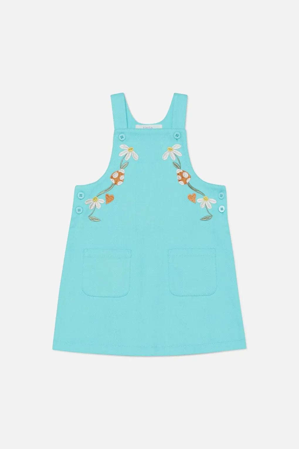 Magic Toadstool Kids Embroidered Pinafore