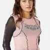 Manic Babylock Mesh Top
