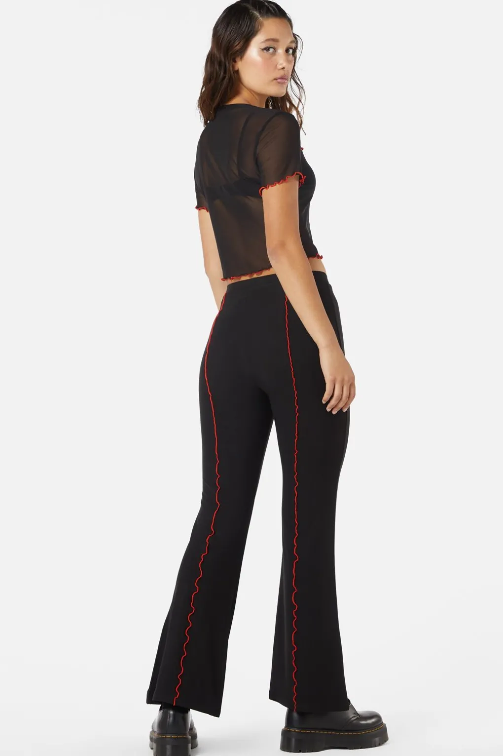 Manic Short Sleeve Babylock Mesh Top