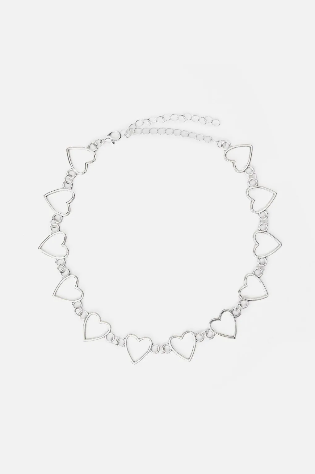 Metal Hearts Choker