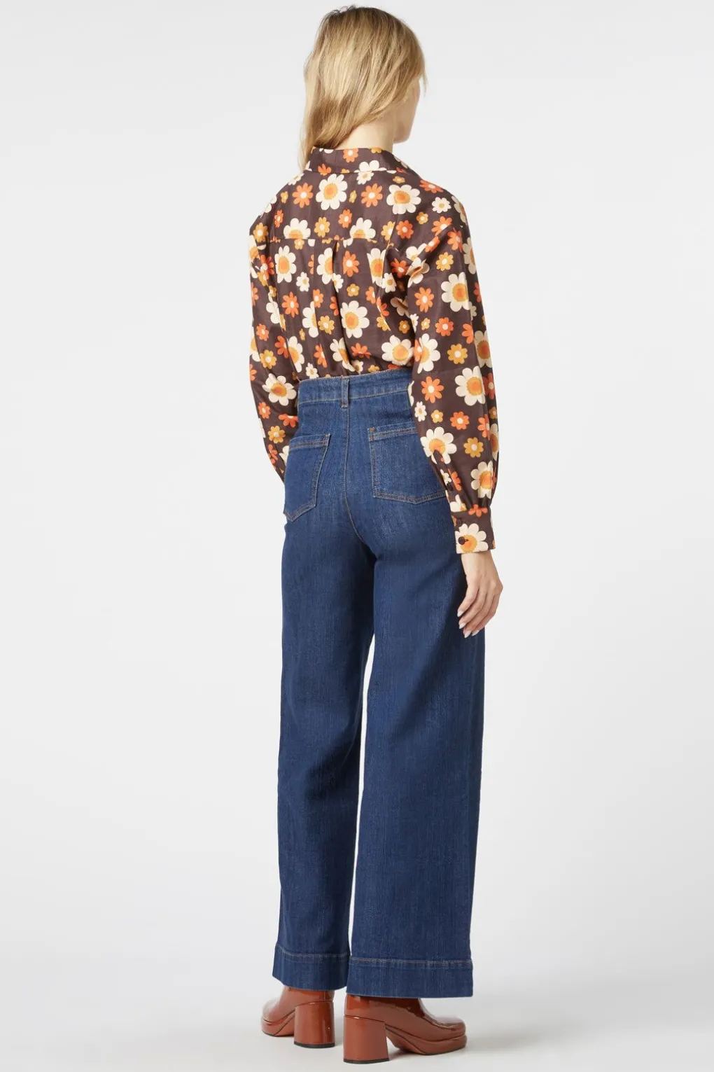 Miss 60'S Flower Shirt